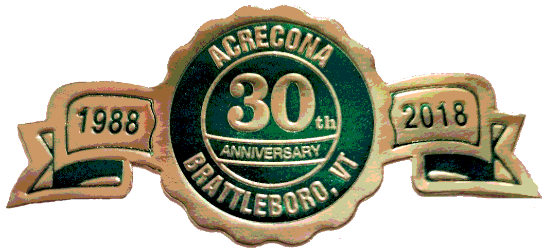 Acrecona 30th Anniversary Seal